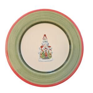 Christopher's Tree Church Christopher Radko  8" Salad or Dessert Plate